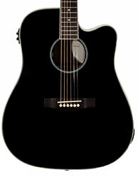 Folk guitar Eastone DR100CE-BLK - Black