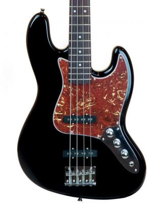 Solid body electric bass Eastone JAB (PUR) - Black