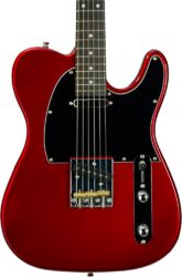 Tel shape electric guitar Eastone TL100R-MR-RW - metal red
