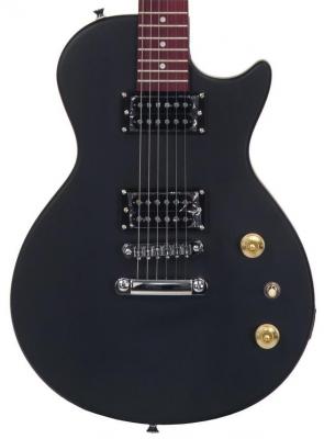 Solid body electric guitar Eastone LPL70 - Black satin