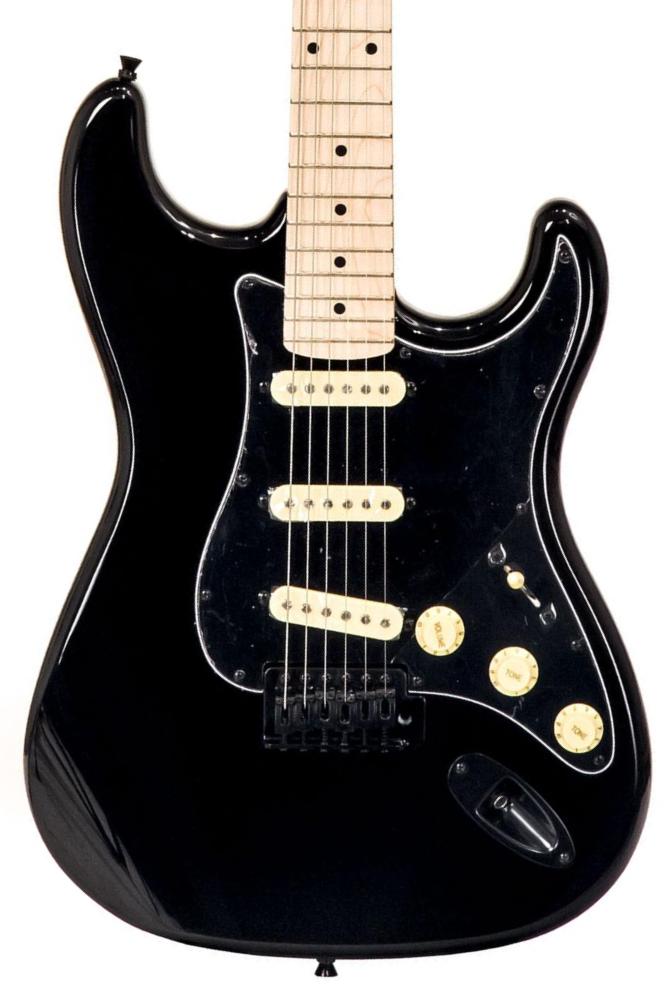 Solid body electric guitar Eastone STR70 GIL (MN) - Black