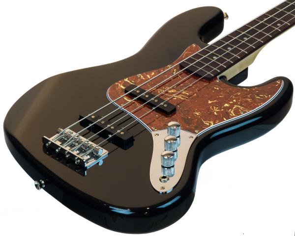 Solid body electric bass Eastone JAB (PUR) - black