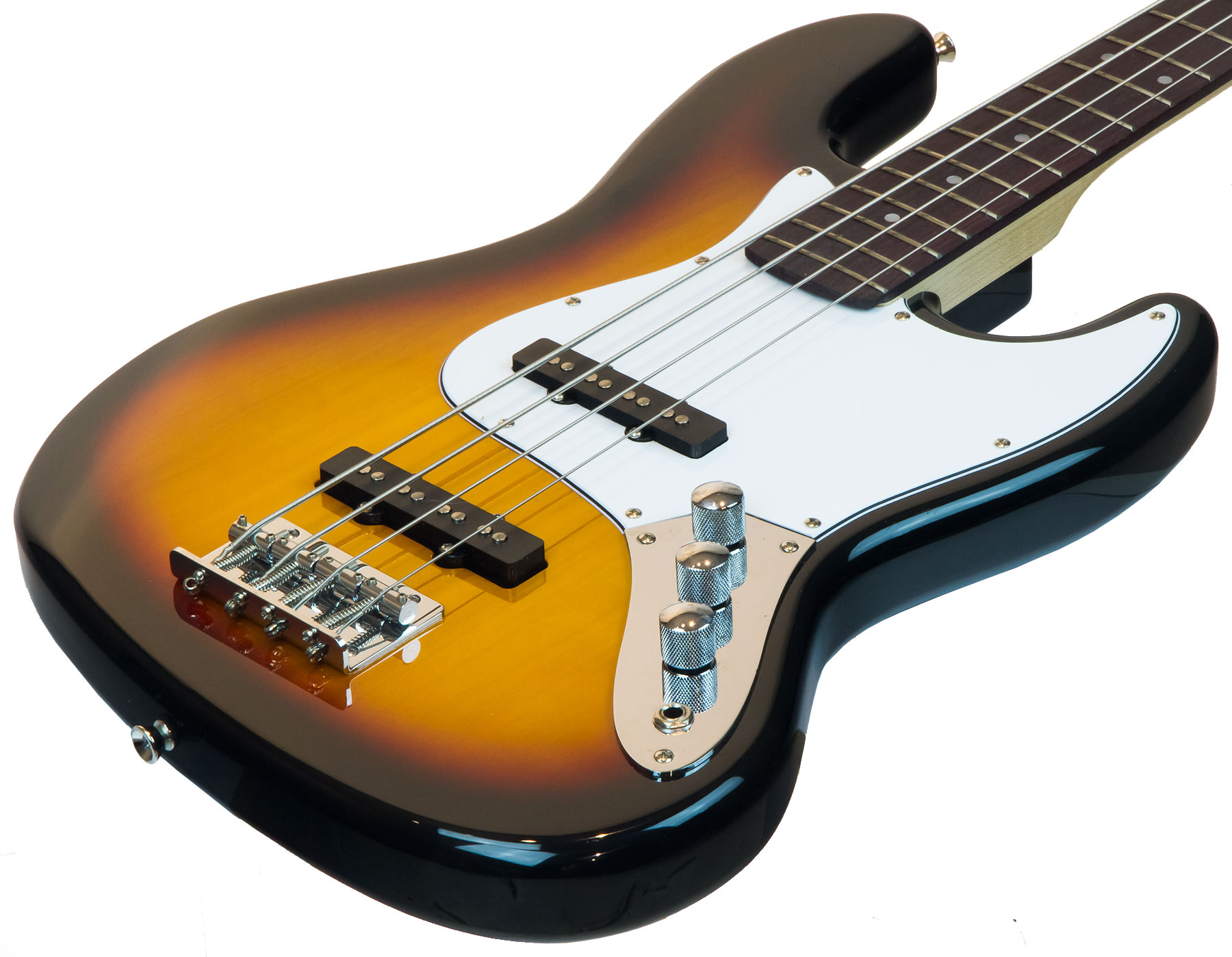 Eastone Jab Pur - 3 Tone Sunburst - Solid body electric bass - Variation 1