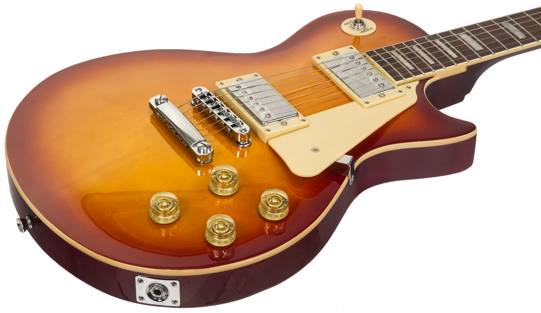 Eastone Lp100 Cs +marshall Mg10 10w +cable +mediators +housse + Mg10g Gold Combo 10 W - Cherry Sunburst - Electric guitar set - Variation 1