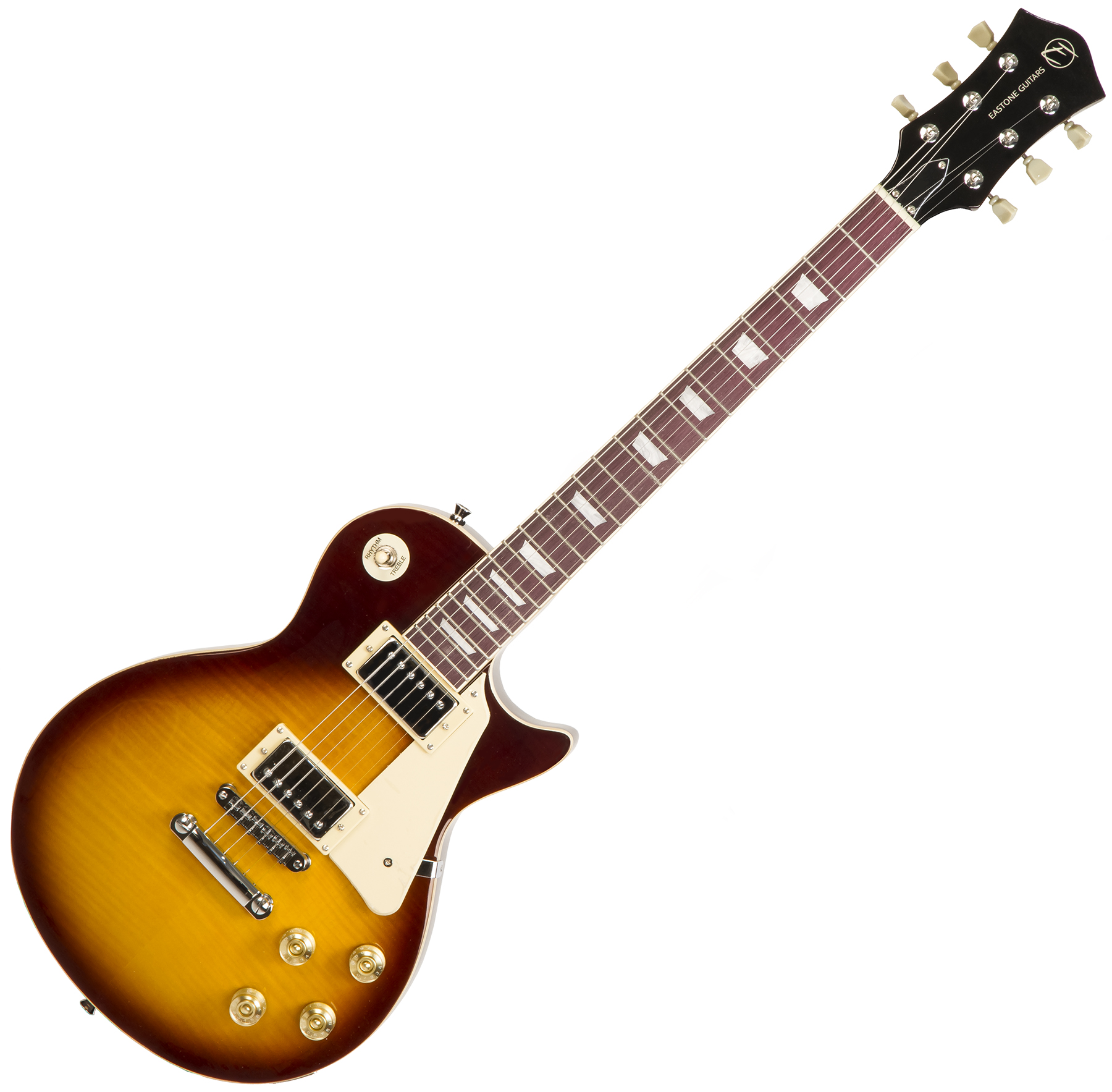 Pack guitare électrique Eastone LP200 HB +MARSHALL MG10 10W +CABLE + MEDIATORS +HOUSSE - honey sunburst sunburst