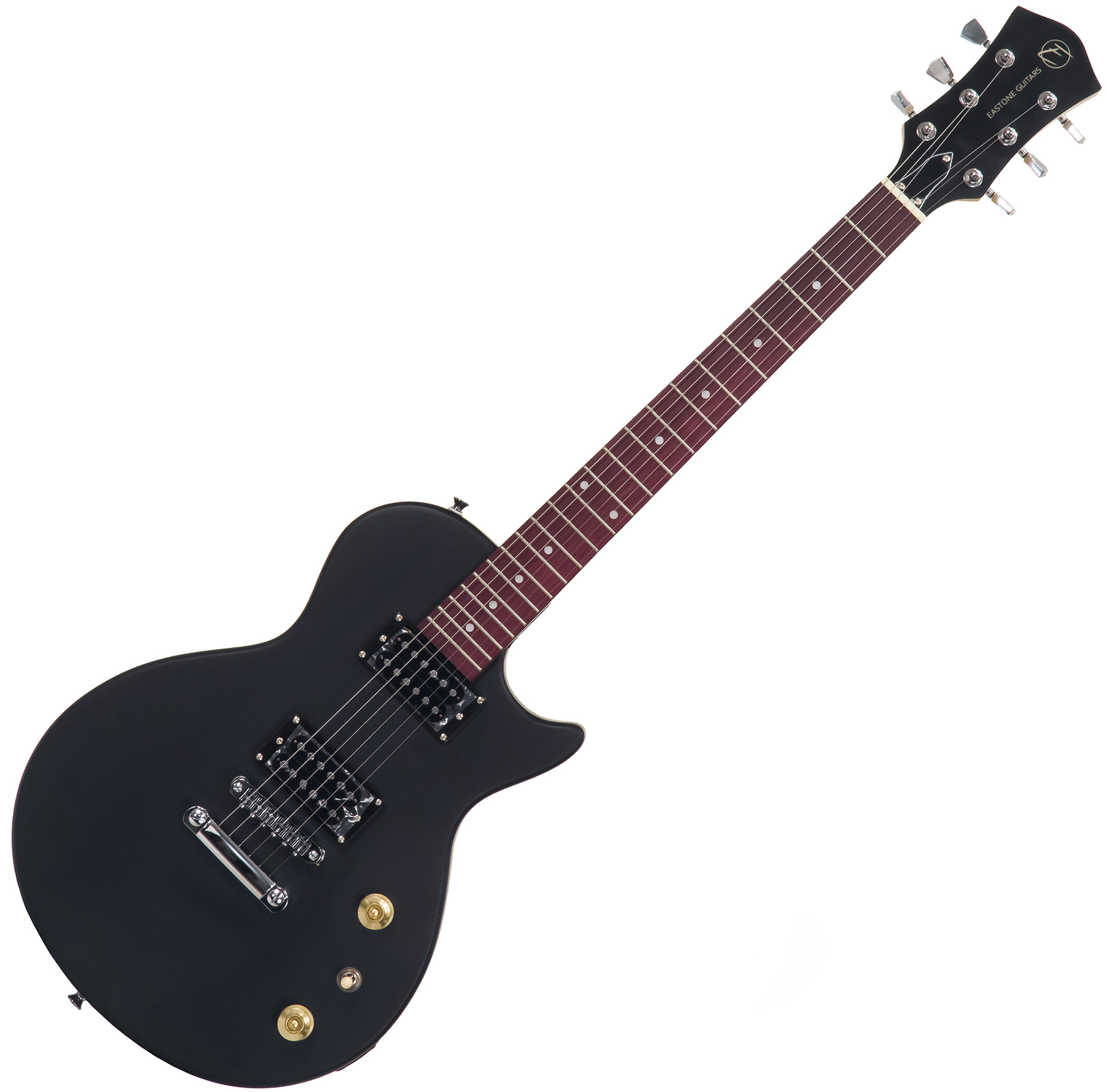Eastone Lpl70 +marshall Mg10g +cable +housse +courroie +mediators - Black Satin - Electric guitar set - Variation 1