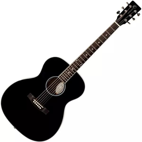 Acoustic guitar & electro Eastone OM100-BLK - Black