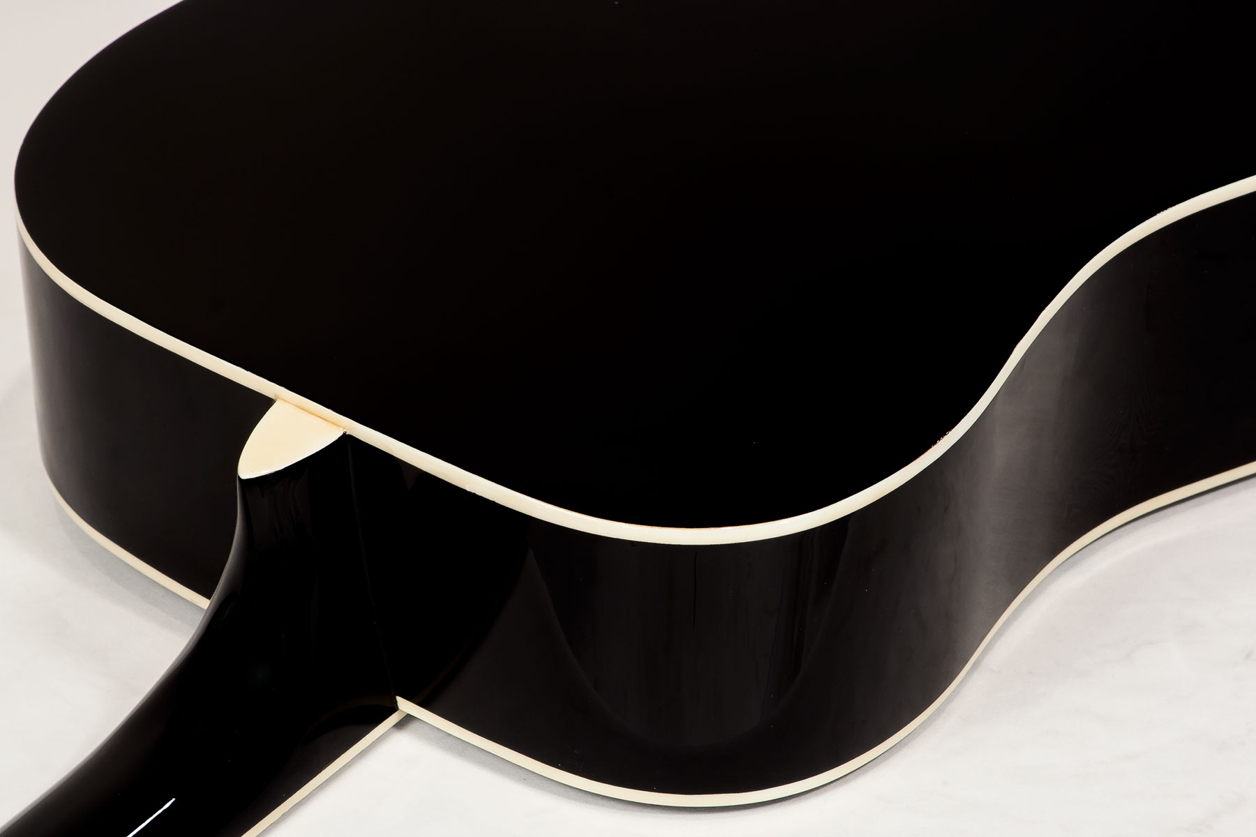 Eastone Om100-blk Orchestra Model Epicea Okuman - Black - Acoustic guitar & electro - Variation 2