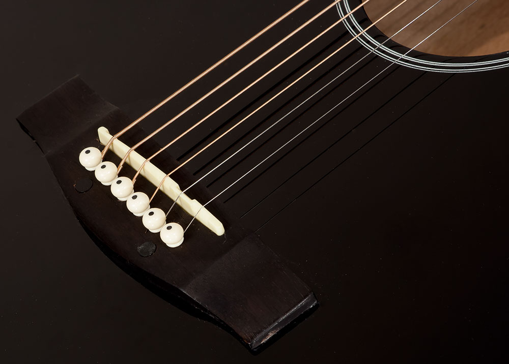 Eastone Om100-blk Orchestra Model Epicea Okuman - Black - Acoustic guitar & electro - Variation 3
