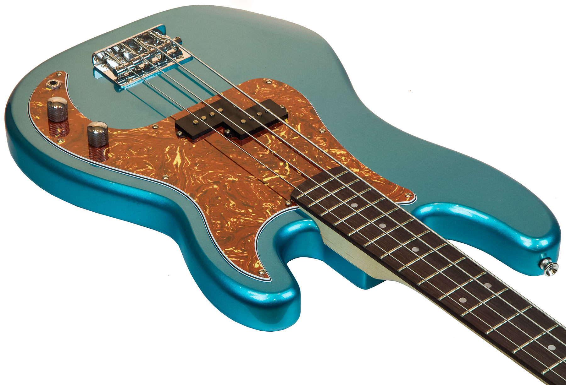 Eastone Prb Pur - Metallic Light Blue - Solid body electric bass - Variation 2