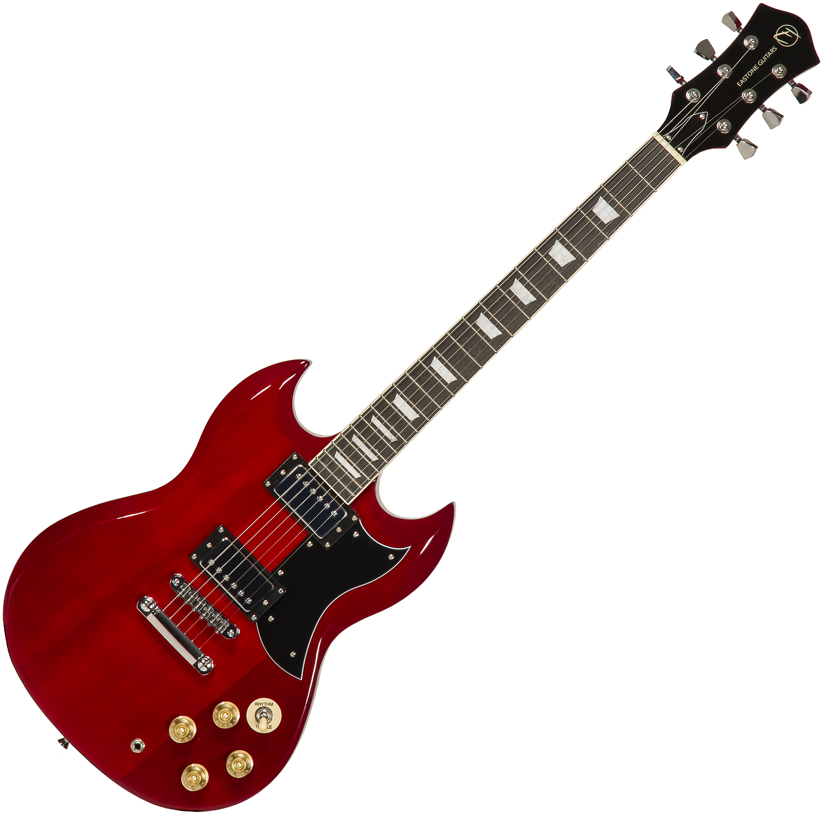 Eastone Sdc70 +fender Frontman 20g +cable +clip-on Tuner +mediators +housse +courroie - Red - Electric guitar set - Variation 1