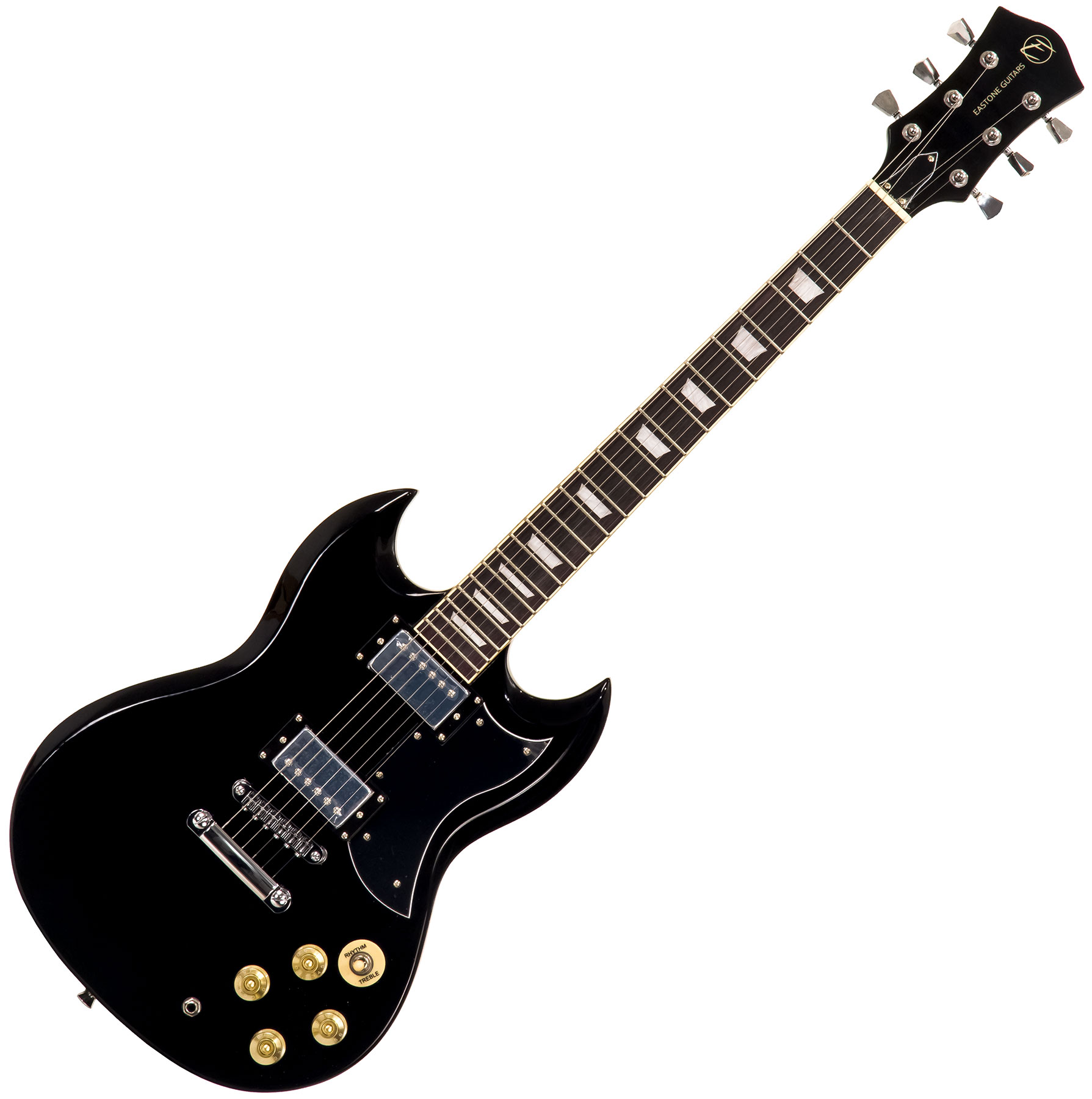 Eastone Sdc70 +fender Frontman 20g +cable +clip-on Tuner +mediators +housse +courroie - Black - Electric guitar set - Variation 1