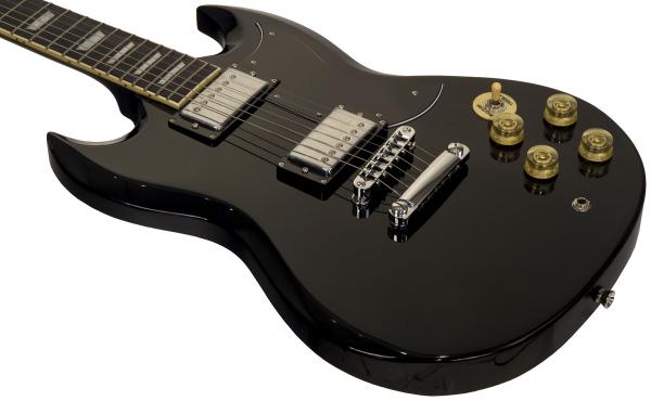 Electric guitar set Eastone SDC70 +Marshall MG10G Gold +Accessoires - black