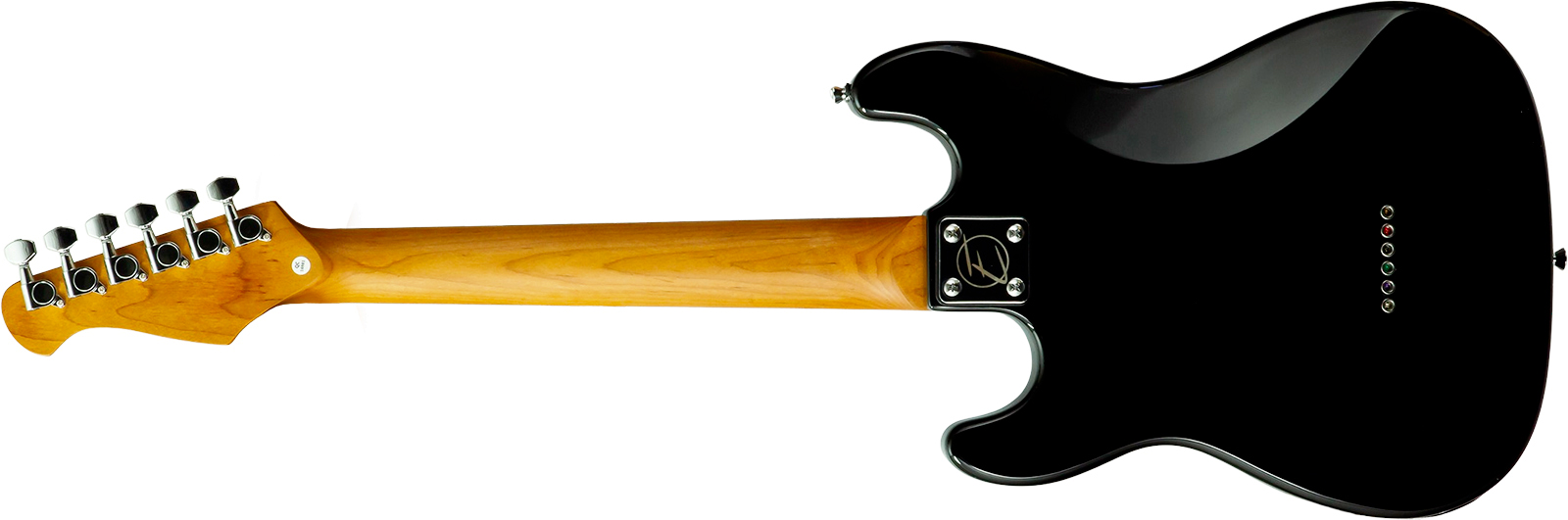 Eastone St-mini-blk 3s Trem Pur - Black - Electric guitar for kids - Variation 7