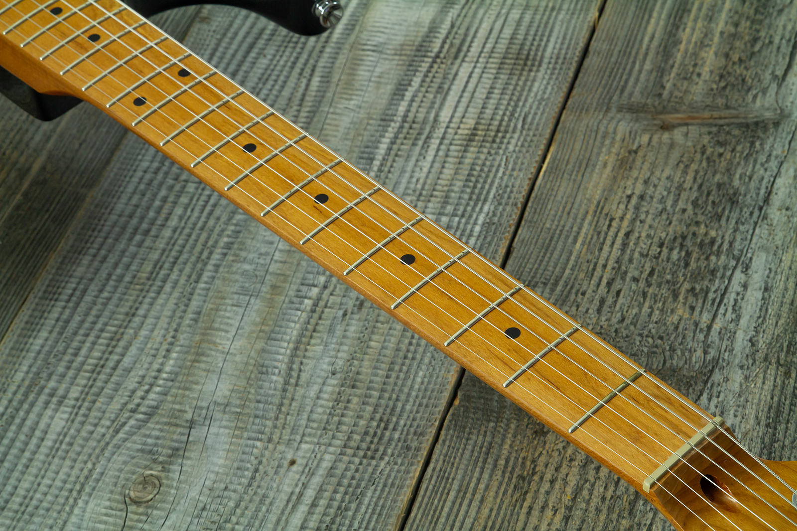 Eastone St100r-blk-mn 3s Trem Mn - Black - Str shape electric guitar - Variation 5