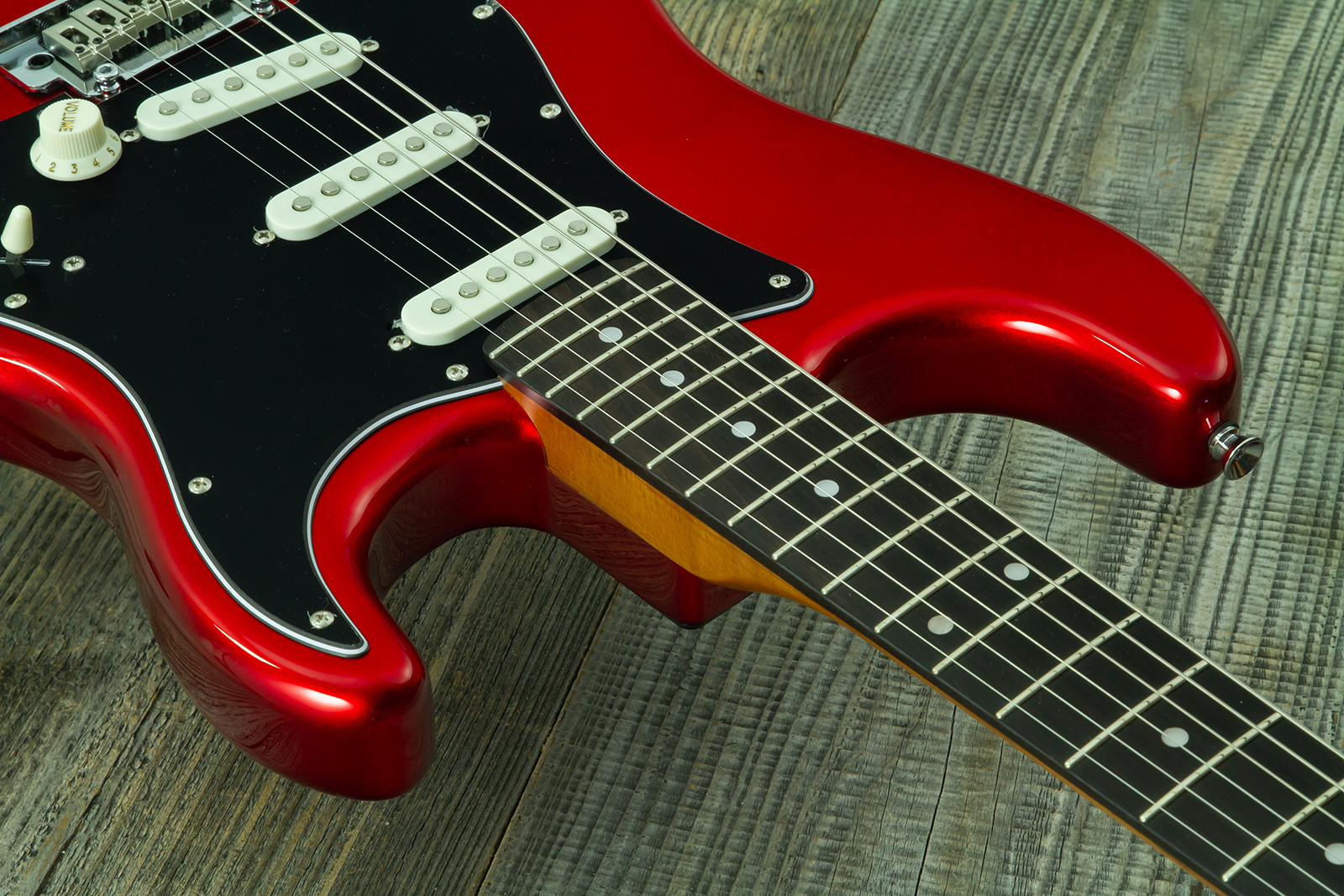 Eastone St100r-mr-rw 3s Trem Rw - Candy Apple Red - Str shape electric guitar - Variation 5