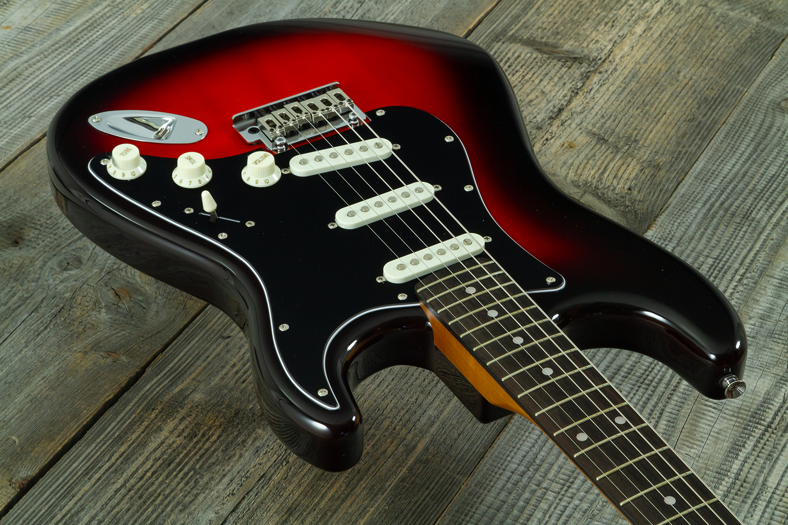Eastone St100r-s3t-rw + X-tone Xt10s Combo +cable +mediators +clip-on Tuner +housse - 3-tone Burst - Electric guitar set - Variation 18