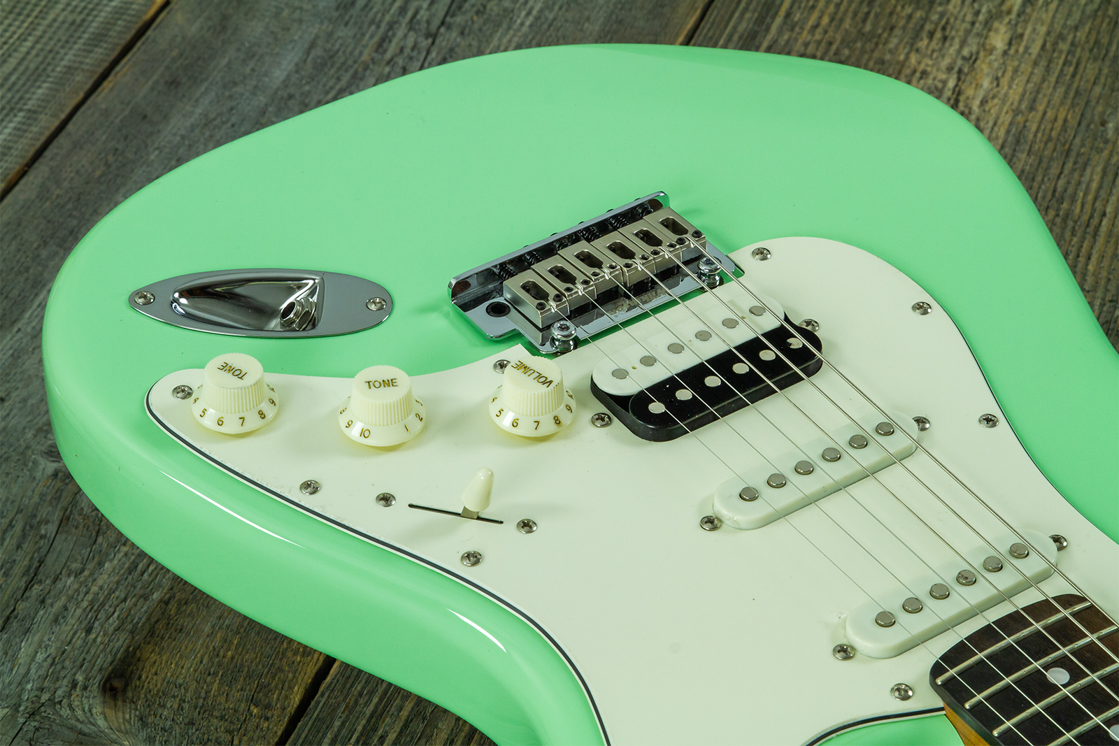 Eastone St150r-lg-rw Hss Trem Rw - Light Green - Str shape electric guitar - Variation 4