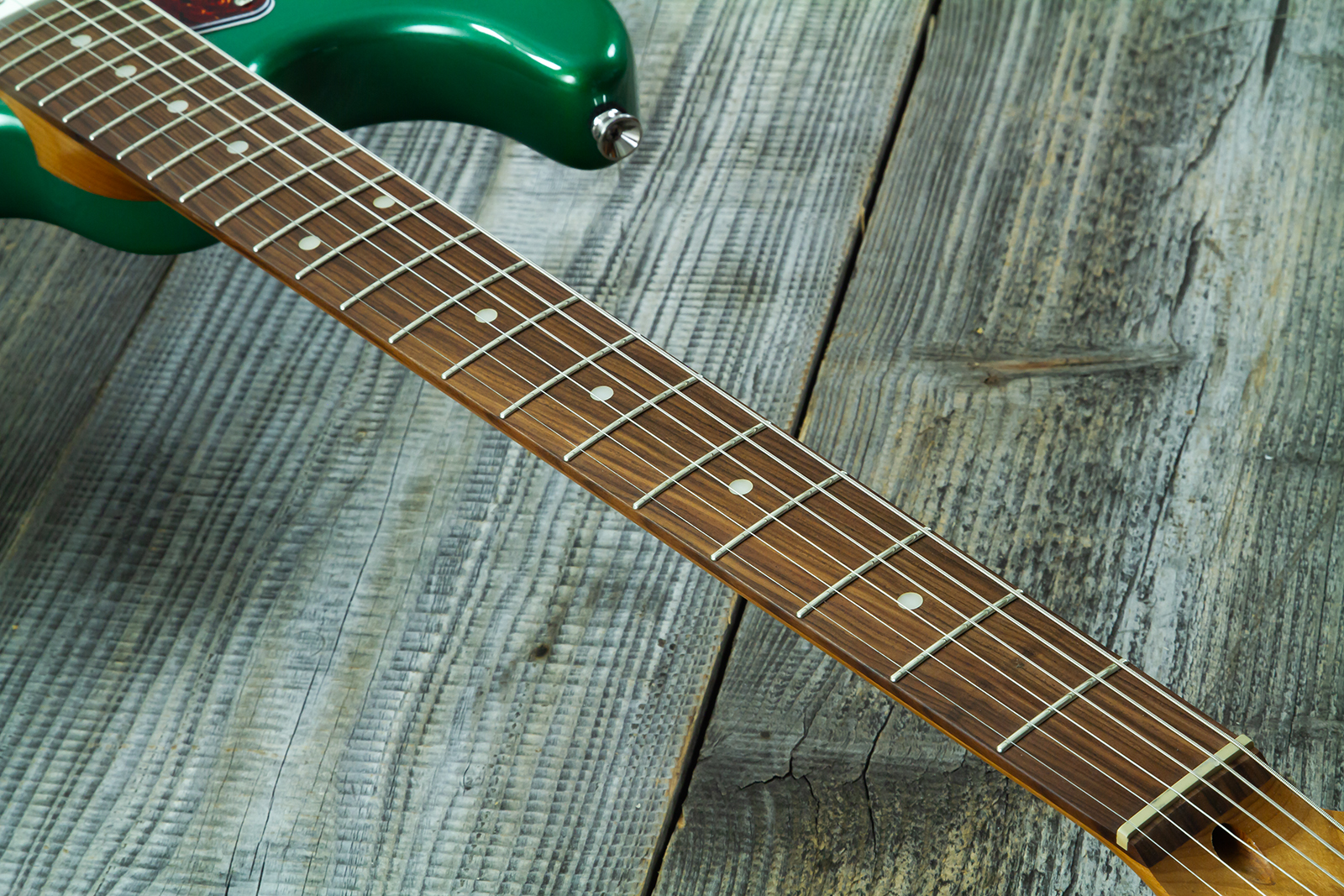 Eastone St550r-dmg Hss Trem Rw - Dark Metal Green - Str shape electric guitar - Variation 6