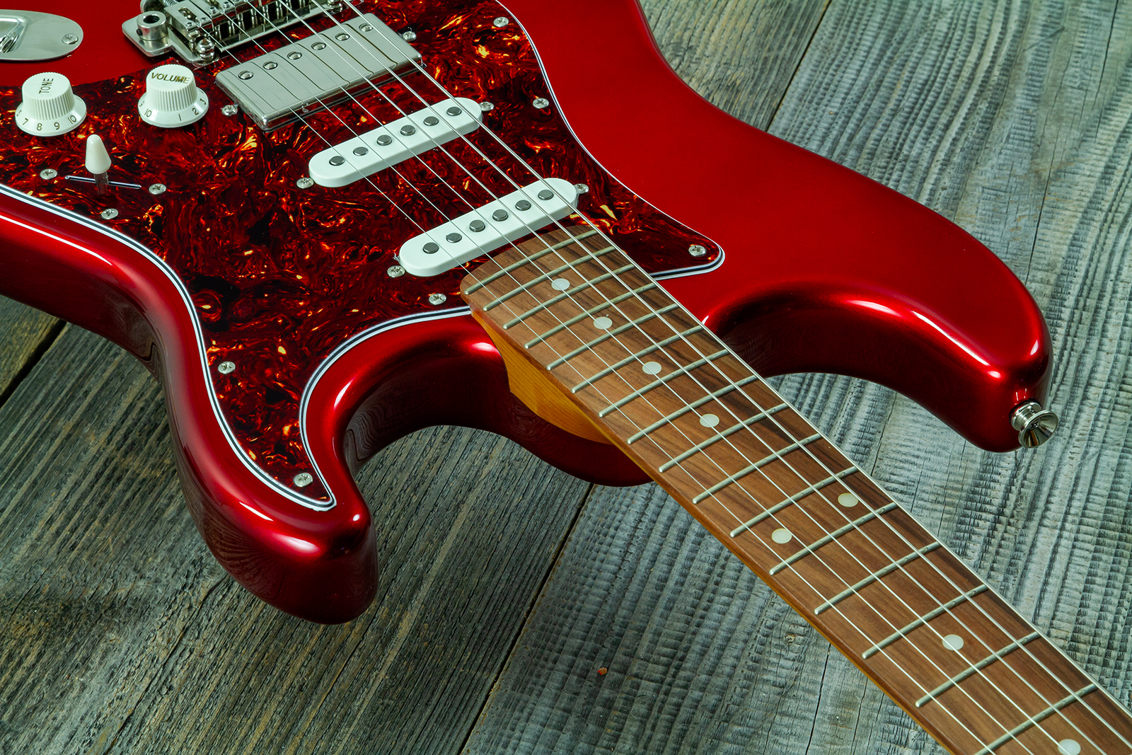 Eastone St550r-mr Hss Trem Rw - Metal Red - Str shape electric guitar - Variation 4
