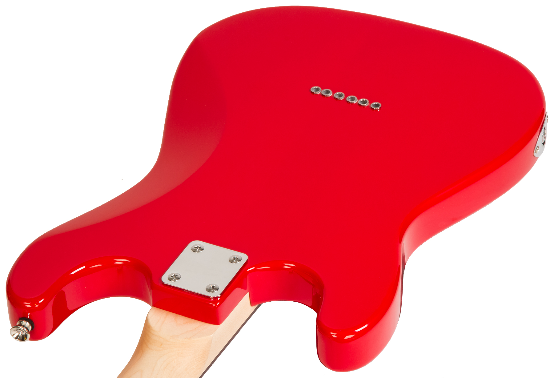 Eastone Str Mini +fender Frontman 20g +cable +clip-on Tuner +mediators +housse +courroie - Red - Electric guitar set - Variation 2