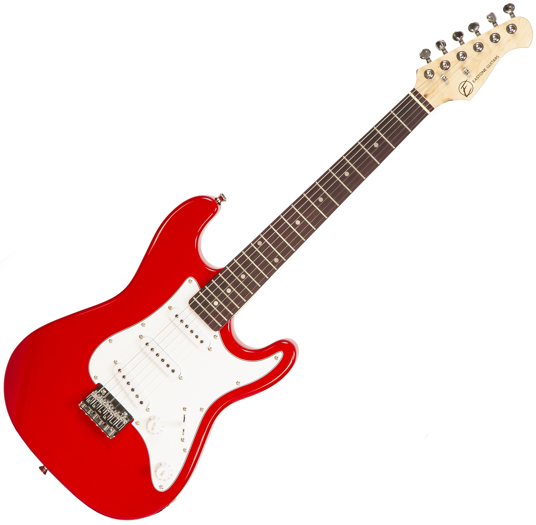 red electric guitar