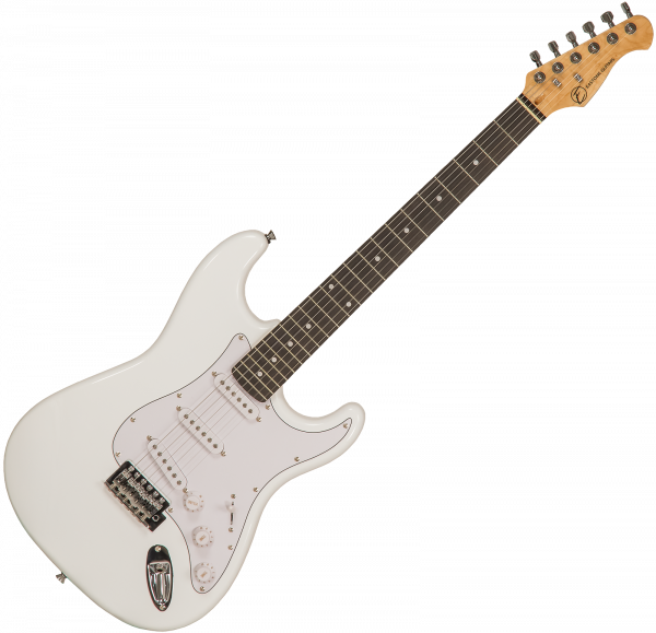 Solid body electric guitar Eastone STR70 - Olympic white