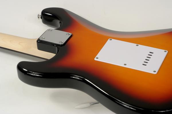 Solid body electric guitar Eastone STR70 (PUR) - 3-tone sunburst