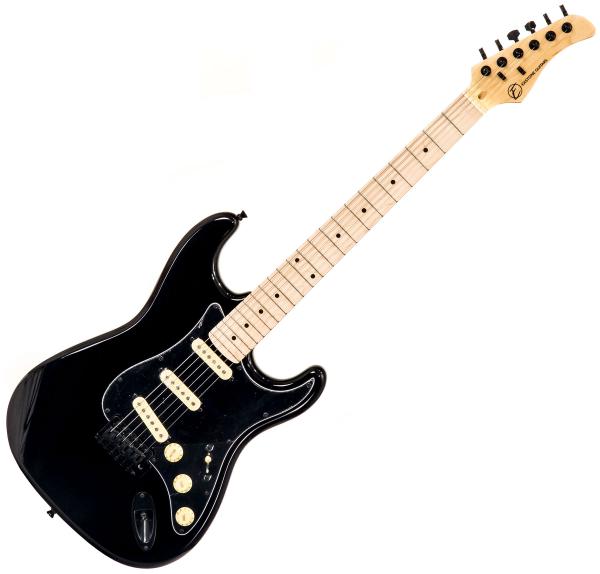 Solid body electric guitar Eastone STR70 GIL (MN) - Black