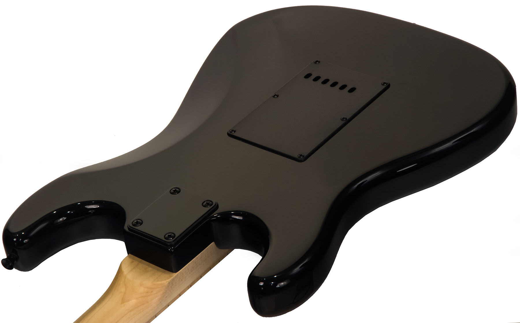 Eastone Str70 Gil Sss Trem Mn - Black - Str shape electric guitar - Variation 3