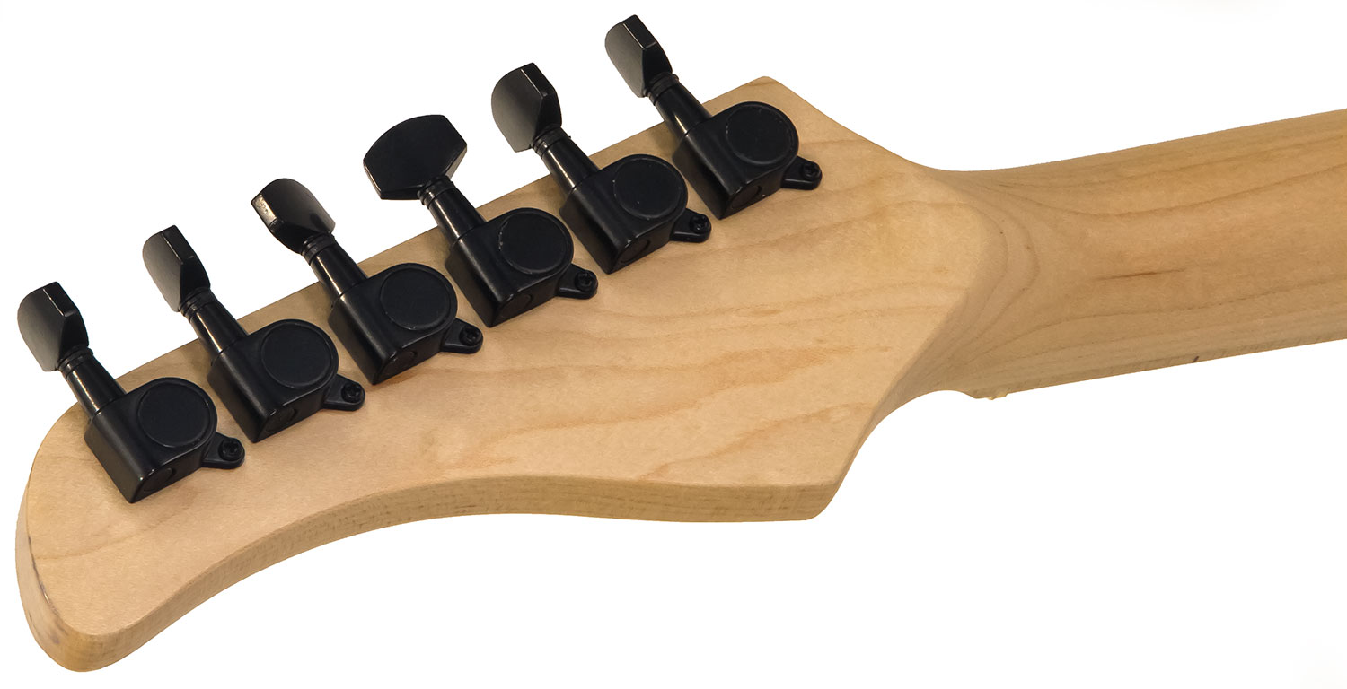 Eastone Str70 Gil Sss Trem Mn - Black - Str shape electric guitar - Variation 5