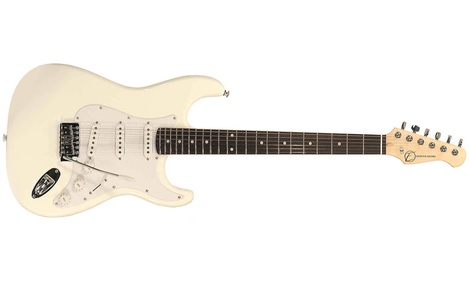 Eastone Str70-wht 3s Pur - Ivory - Str shape electric guitar - Variation 1