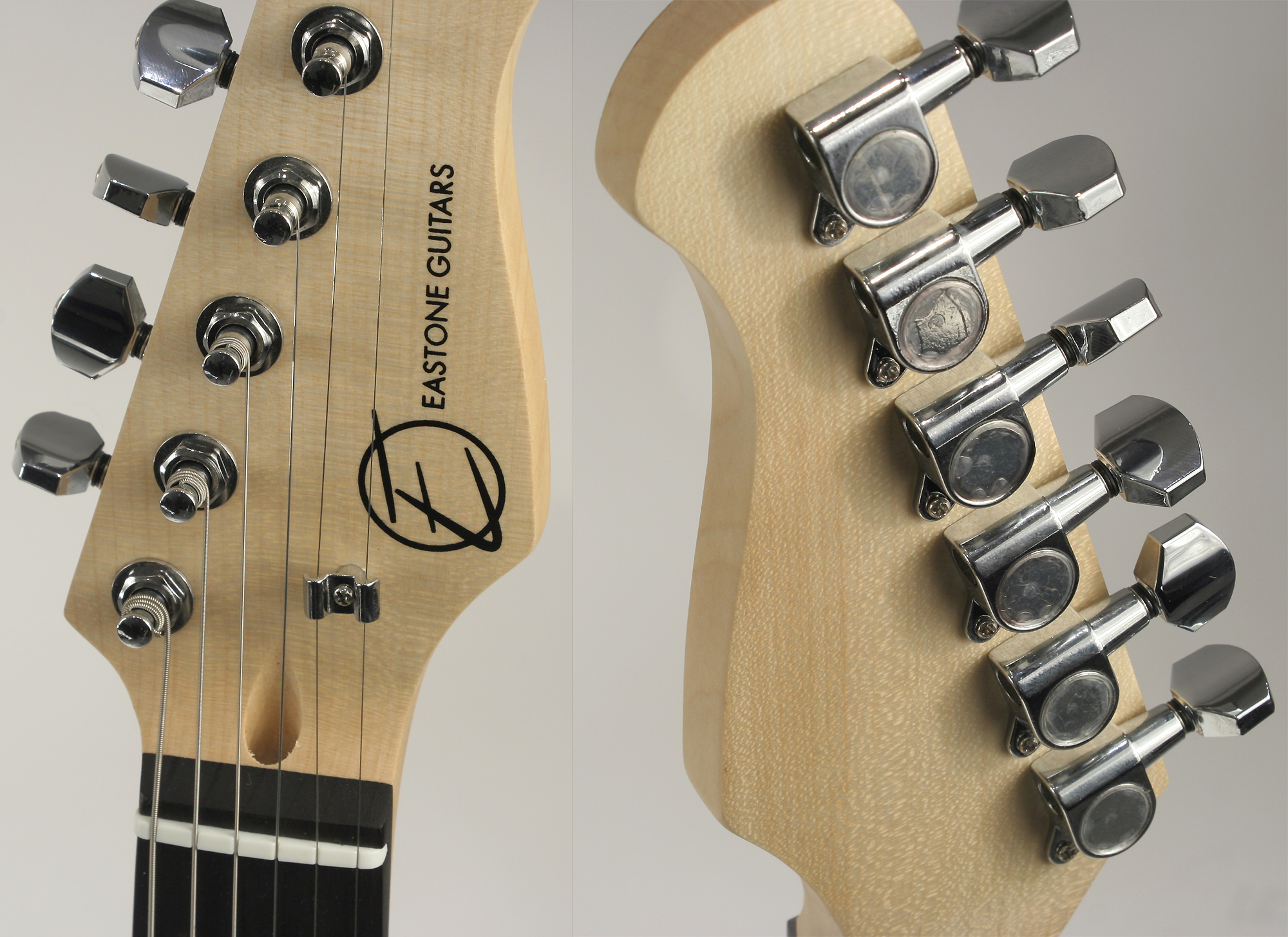 Eastone Str70-wht 3s Pur - Ivory - Str shape electric guitar - Variation 5