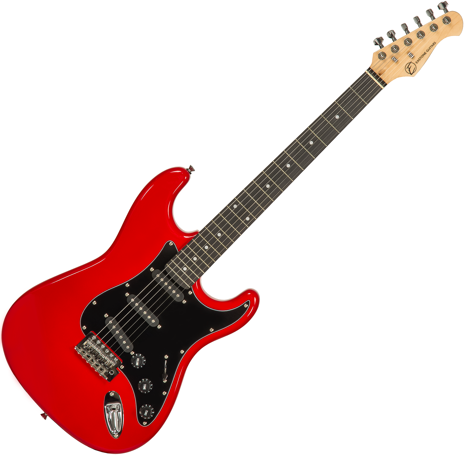 Eastone Str70t +marshall Mg10 10w +cable +mediators +housse - Ferrari Red - Electric guitar set - Variation 1