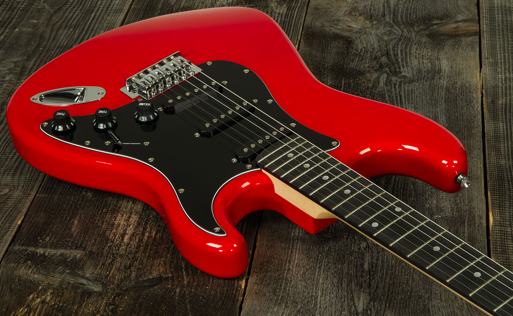 Eastone Str70t +marshall Mg10 10w +cable +mediators +housse - Ferrari Red - Electric guitar set - Variation 2
