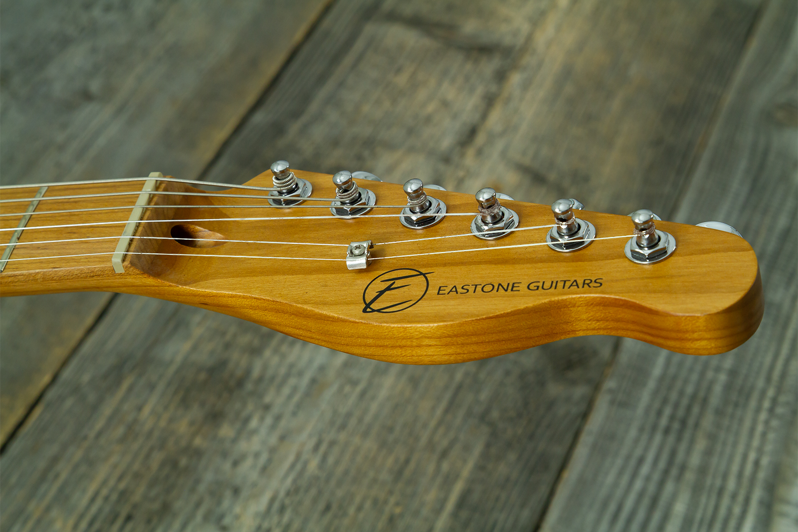 Eastone Tl100r-bts-mn 2s Ht Mn - Butterscotch - Tel shape electric guitar - Variation 9