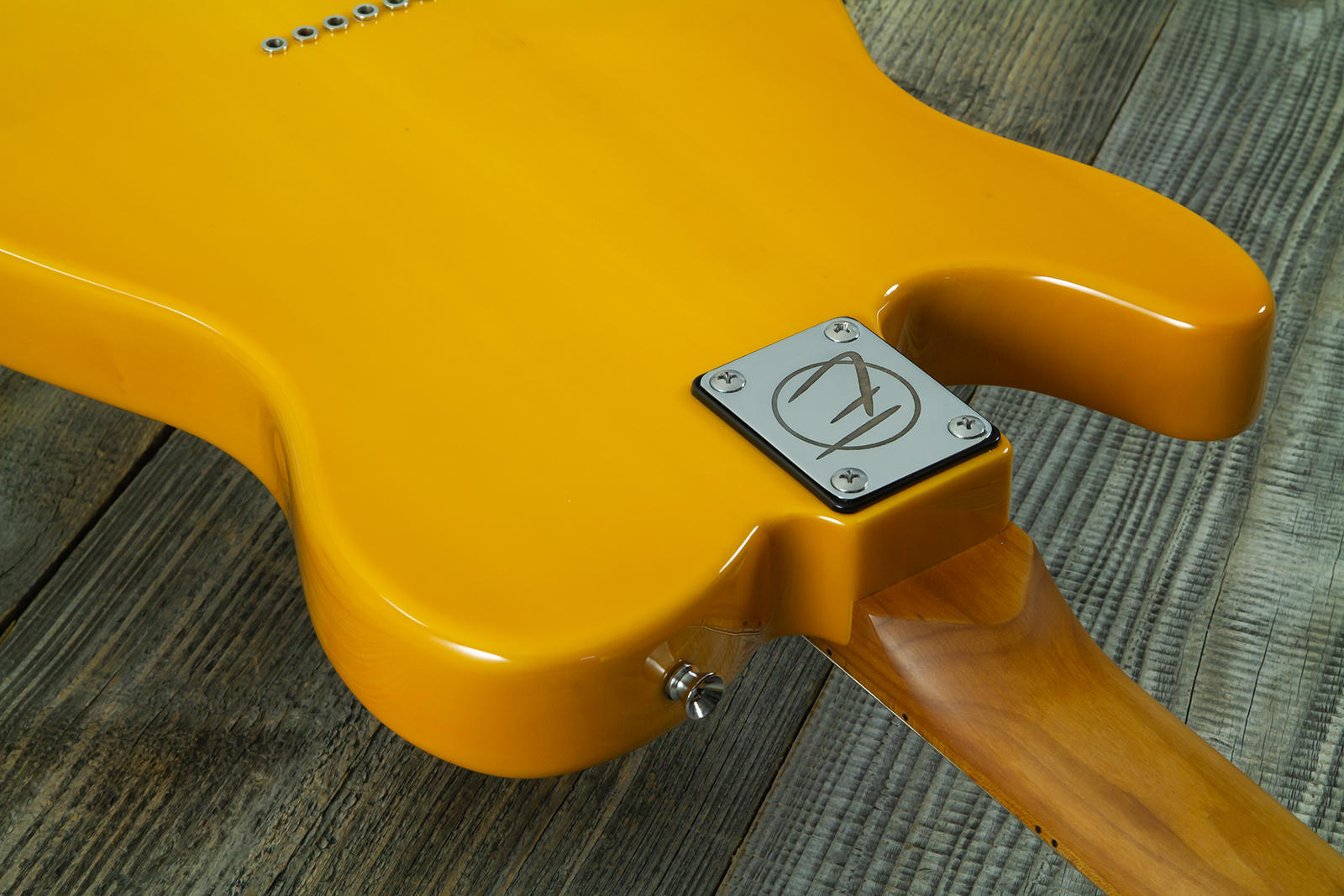 Eastone Tl100r-bts-mn 2s Ht Mn - Butterscotch - Tel shape electric guitar - Variation 7