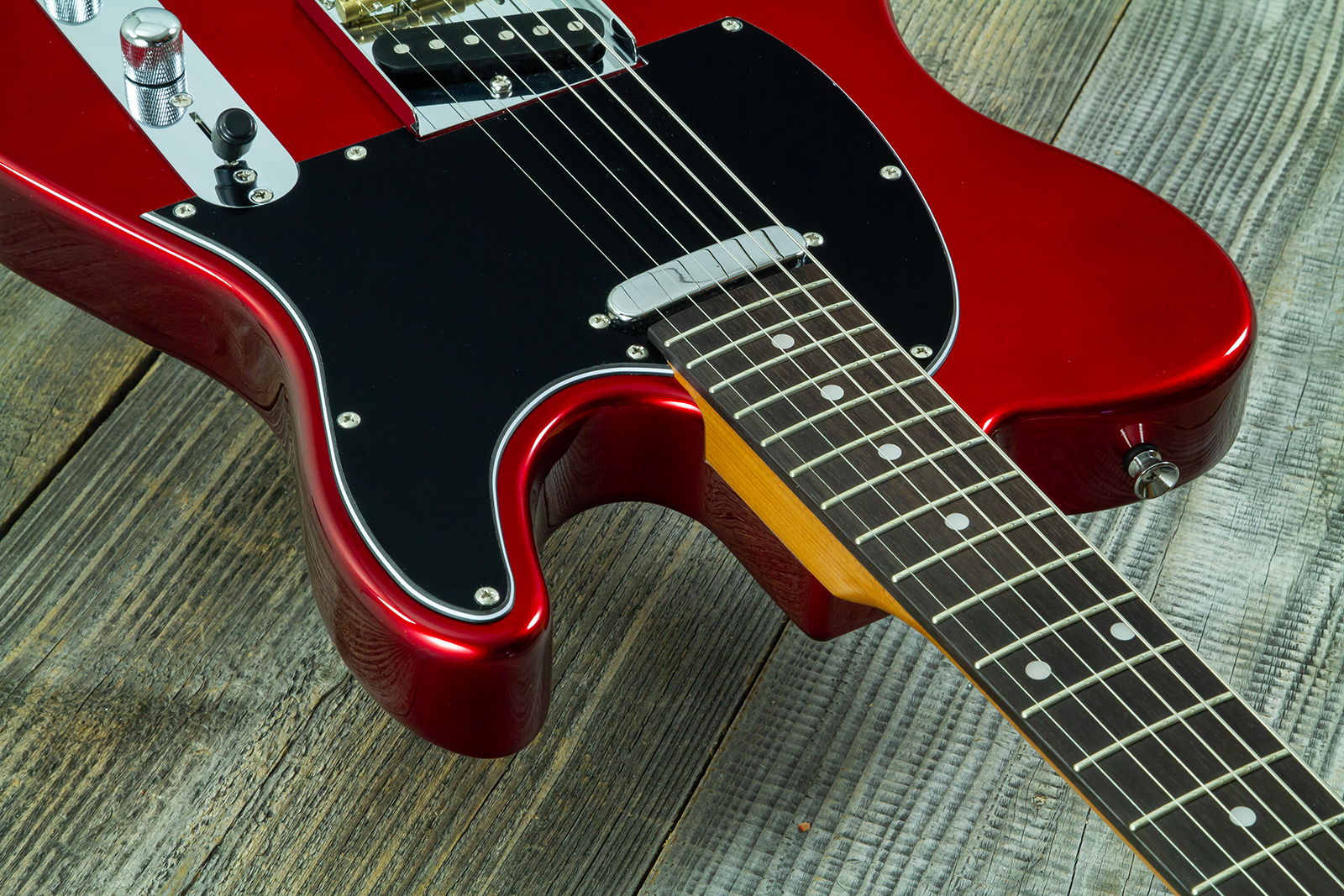 Eastone Tl100r-mr-rw 2s Ht Mn - Metal Red - Tel shape electric guitar - Variation 4