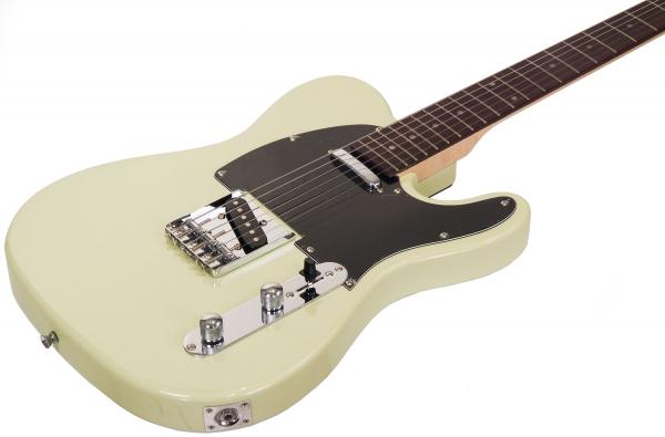 Solid body electric guitar Eastone TL70 (RW) - ivory