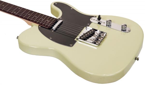 Solid body electric guitar Eastone TL70 (RW) - ivory