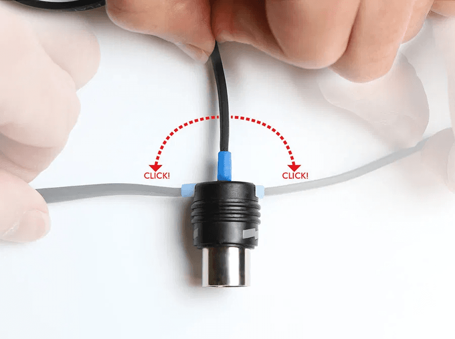 Ebs 2x Din 5 Points - 28cm - Cable - Variation 1