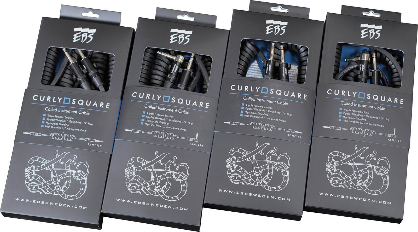 Ebs Cable Instrument Curlsquare 5m - Cable - Variation 3