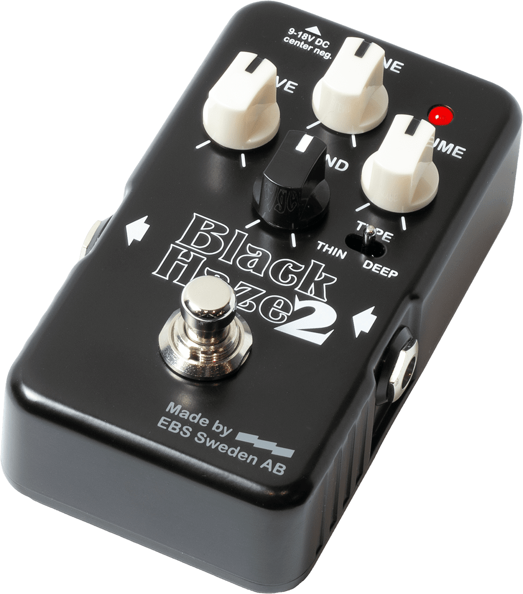 Ebs Blue Label Blackhaze Mk2 - Overdrive, distortion, fuzz effect pedal for bass - Main picture