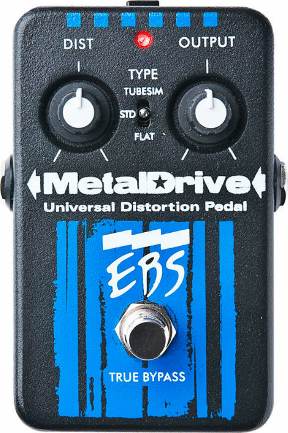 Ebs Metaldrive High Gain Distorsion - Overdrive, distortion, fuzz effect pedal for bass - Main picture