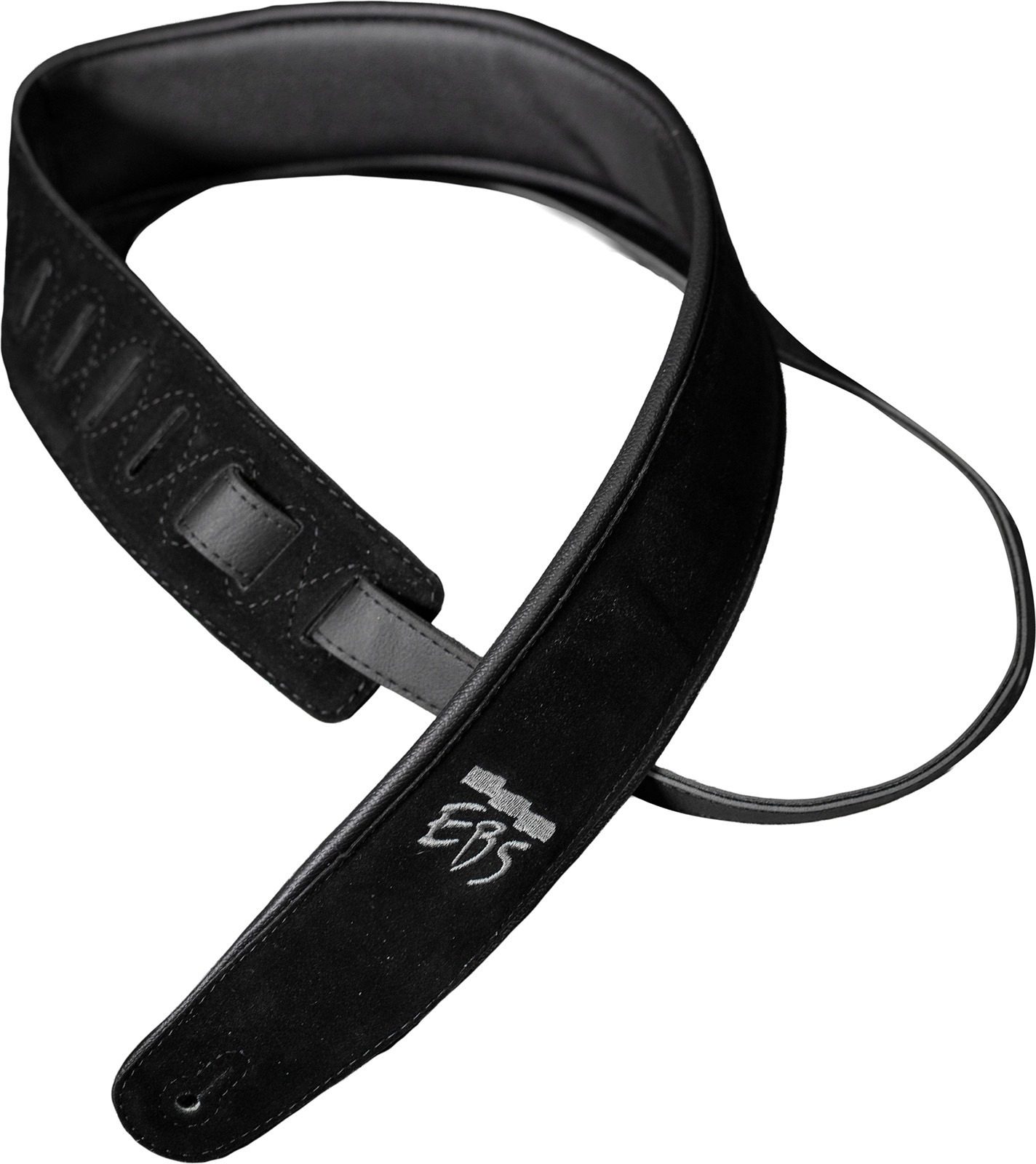 Ebs Sangle Suede Black - Guitar strap - Main picture