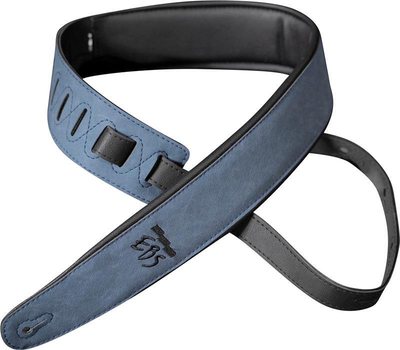 Ebs Sangle Suede Blue - Guitar strap - Main picture