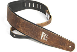 Guitar strap Ebs                            Sangles cuir stained brown