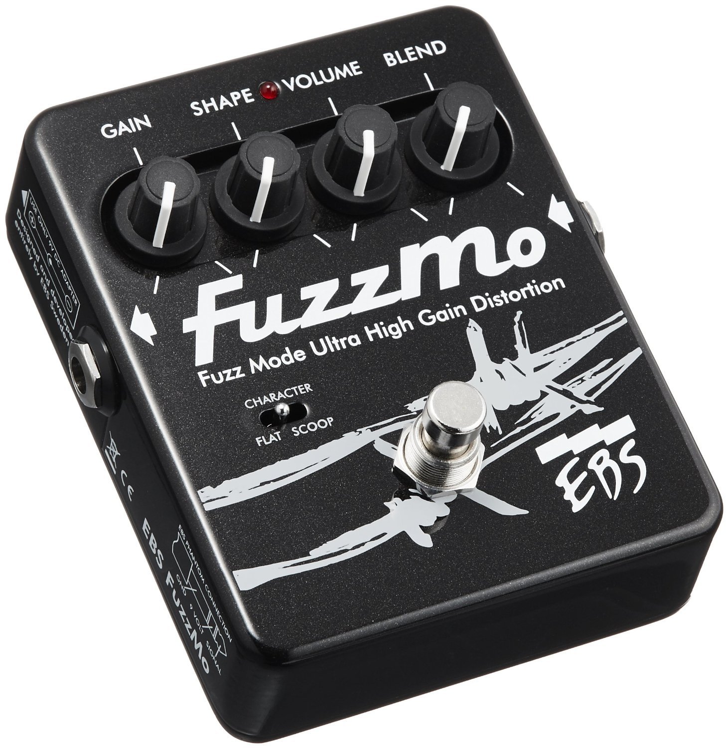 Ebs Fuzzmo Fuzz Mode Distorsion - Overdrive, distortion, fuzz effect pedal for bass - Variation 2