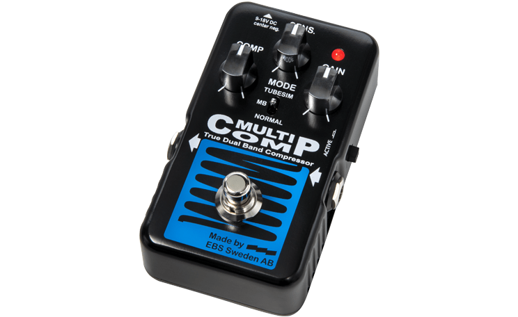 Ebs Multicomp Blue Label - Compressor, sustain & noise gate effect pedal for bass - Variation 1