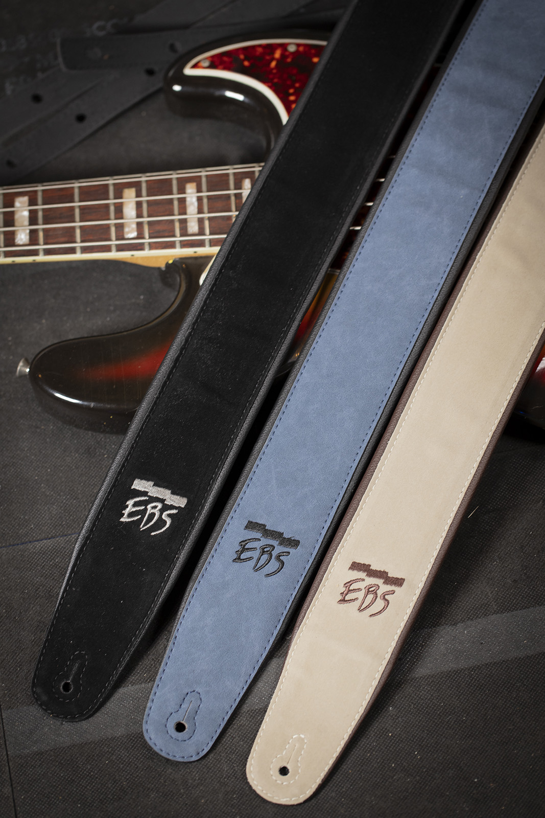 Ebs Sangle Suede Cream - Guitar strap - Variation 2